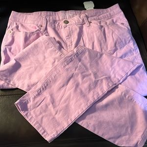 Low rise stretch skinny fit pants